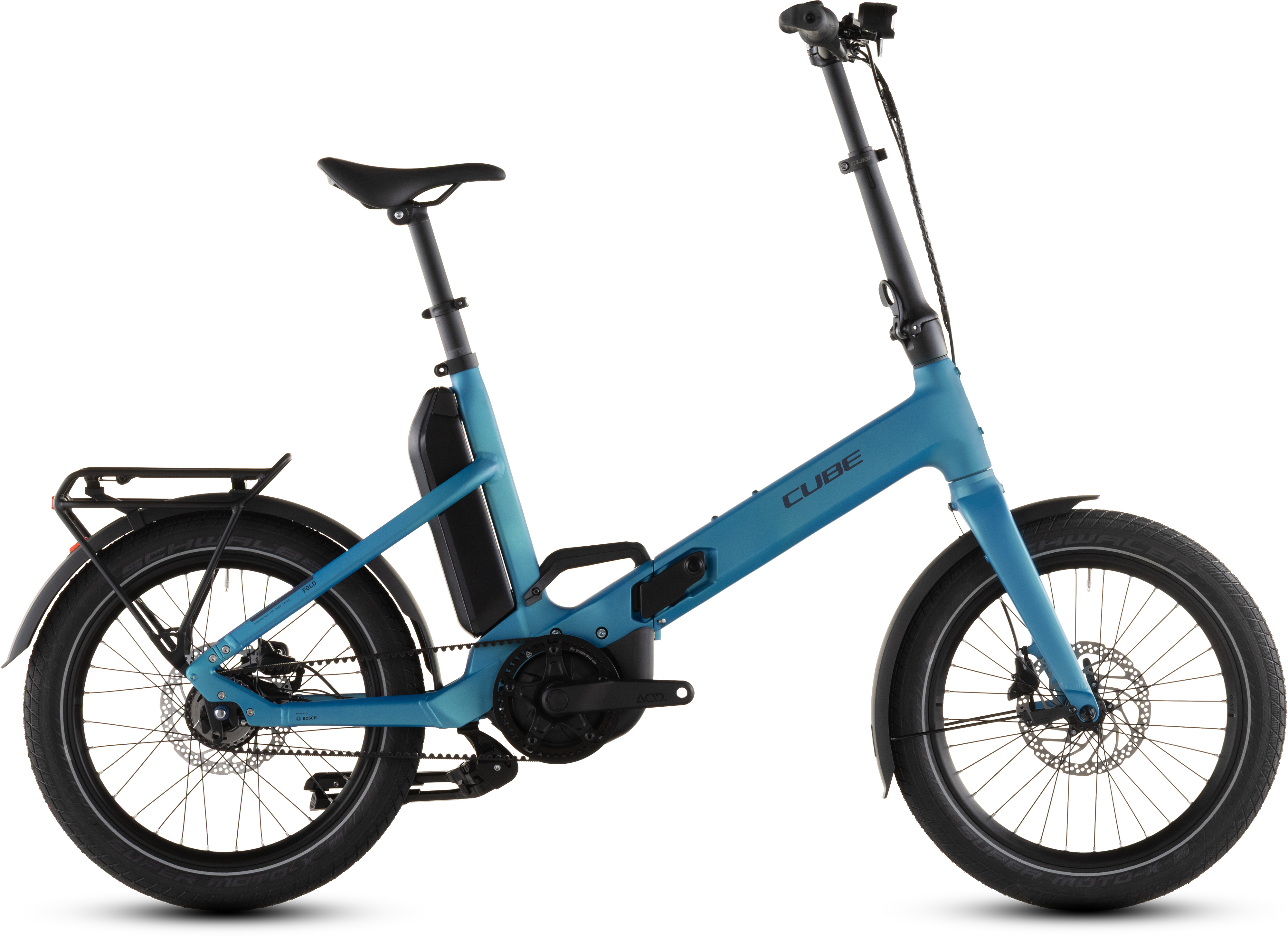 Fold Hybrid Comfort 545 - 545 Wh - 20 Zoll - Faltrahmen - 2026 - azure´n´reflex