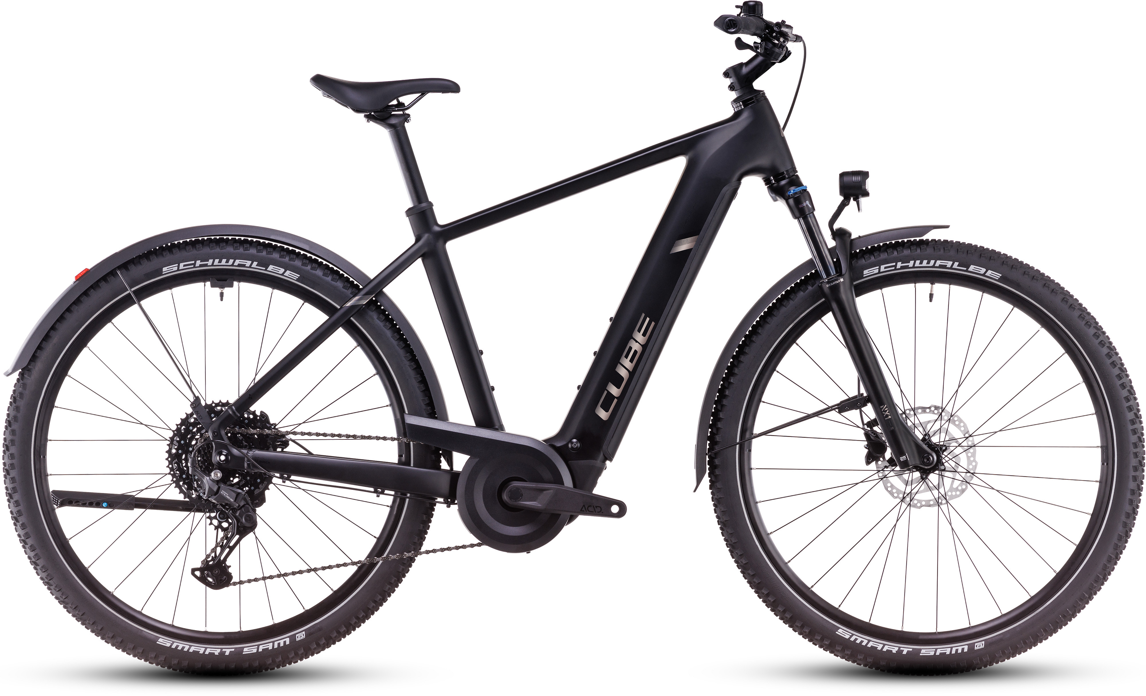 Nuride Hybrid Pro 600 Allroad - 600 Wh - 28 Zoll - Diamant