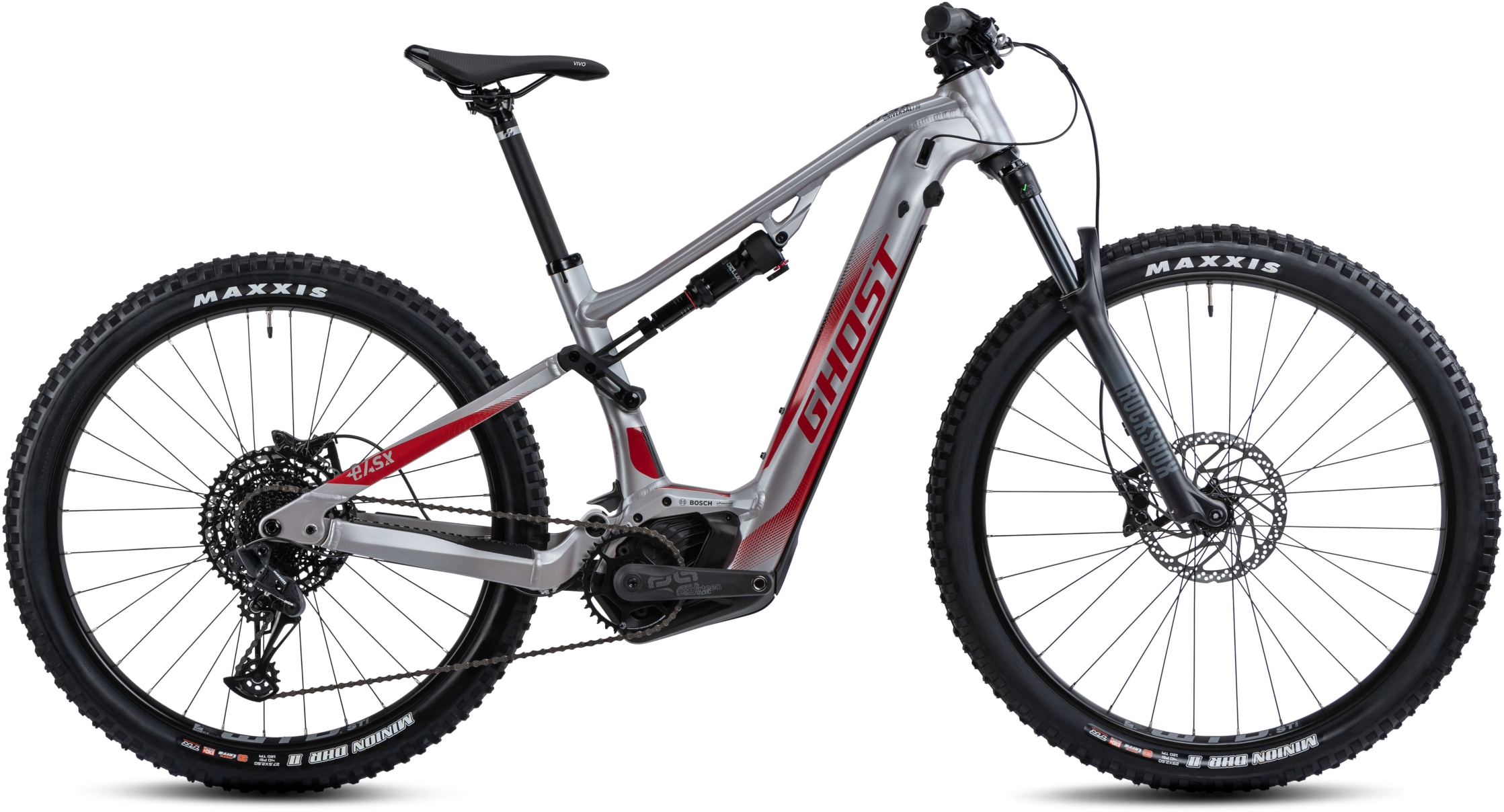 E-ASX 130 Universal AL - 750 Wh - 29 - 27,5 Zoll - Fully - gray 2/riot red