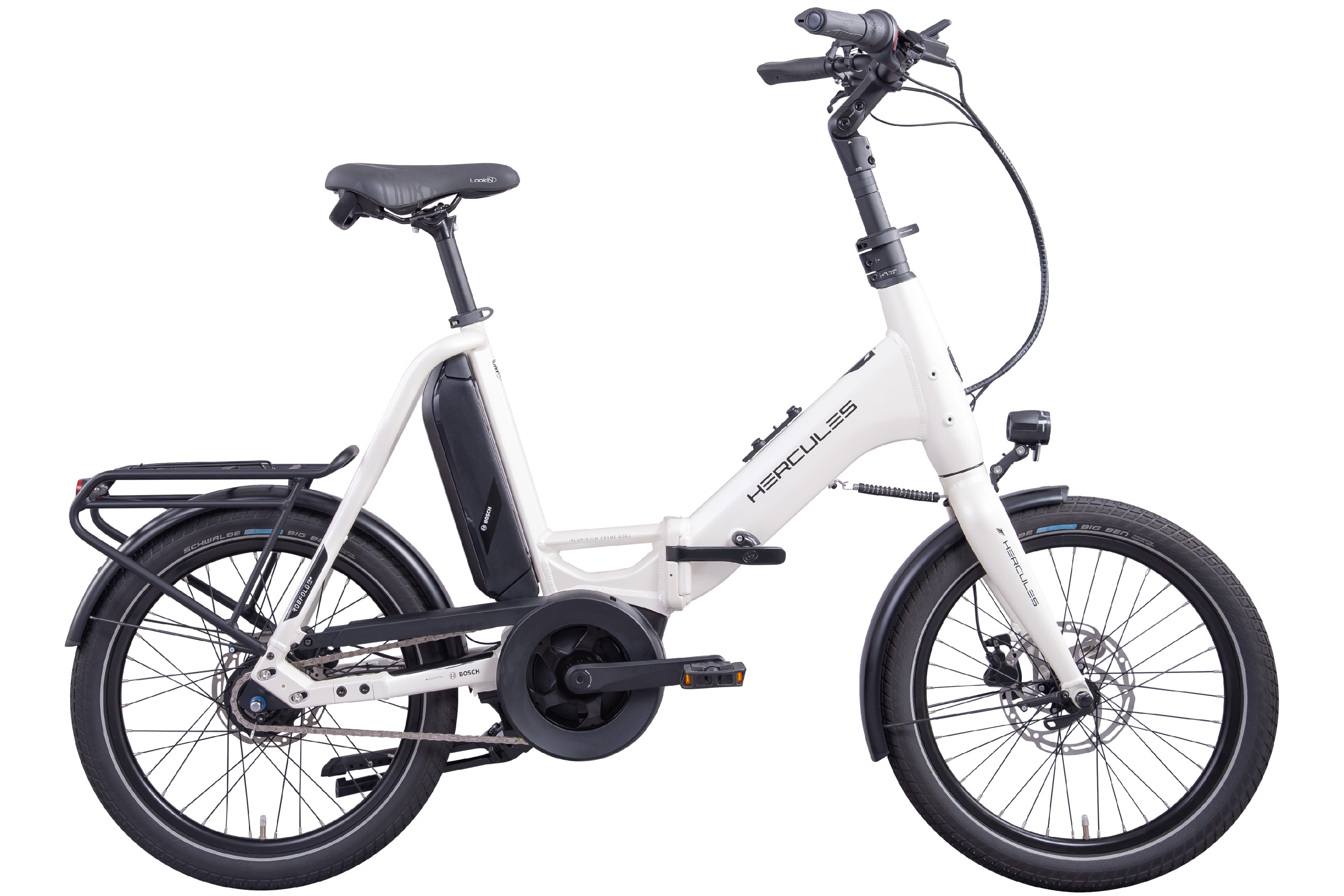 Rob Fold R8+ - 545 Wh - 20 Zoll - Faltrahmen - 2026 - pearlwhite-glossy